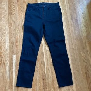 Pure Black Straight Leg Uniqlo Jeans Size 30